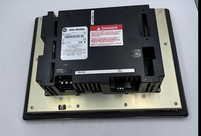Used Allen-Bradley 2711-T10C8 SerD RevC Frn4.41