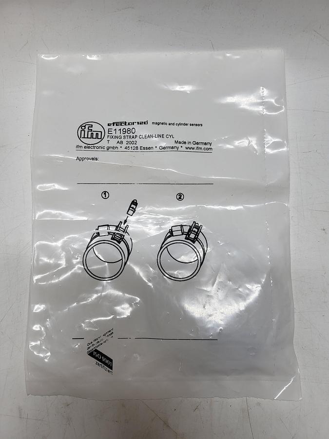 IFM E11980 Fixing Strap Clean-Line Cyl