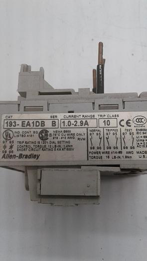 Used Allen-Bradley 193-EA1DB B
