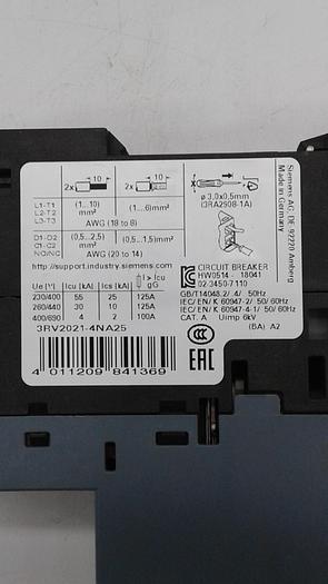 Used Siemens Sirius 3RV2021-4NA25