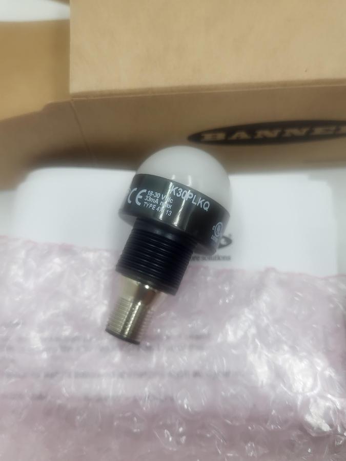 Banner Engineering 809275 Programmable Multicolor K30PLKQ *NEW IN BOX**