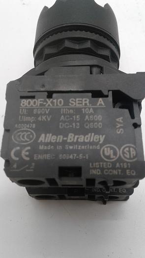 Used Allen-Bradley 800F-X10