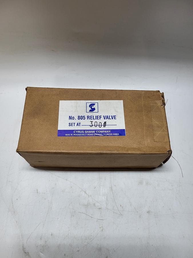 Cyrus Shank No.805 Relief Valve #300