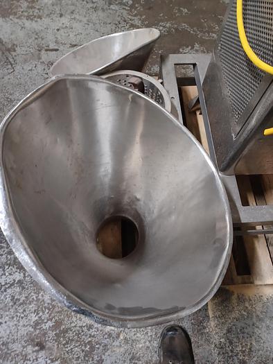 Used Grater / shredder Stainless steel 5hp motor