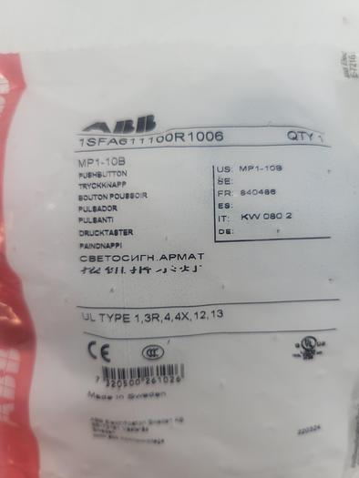 ABB 1SFA611100R1006 Push button