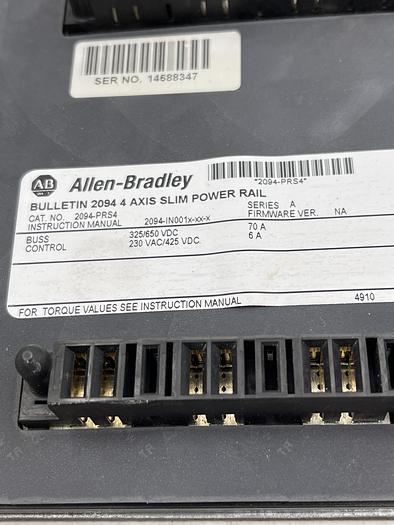Used Allen-Bradley 2094-PRS4 Ser A