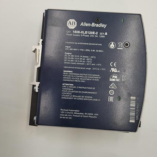Used ALLEN BRADLEY 1606-XLE POWER SUPPLY 1606-XLE120E-2