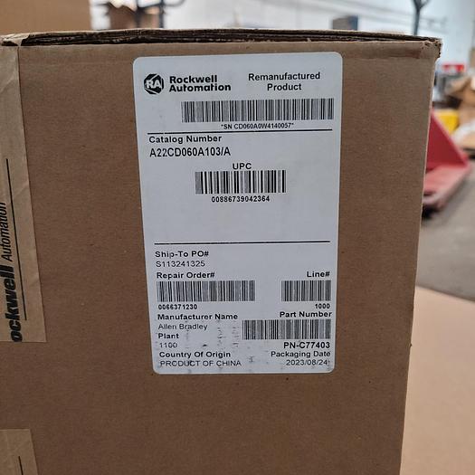 Allen-Bradley Powerflex 7555 40HP 22C-D060A103