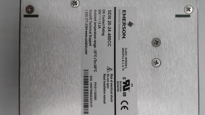 Used EMERSON SOLA Power Supply SDN 20-24-480CC
