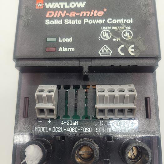 Used Watlow Din-a-mite Solid State Power Control DC2V-4060-F0S0