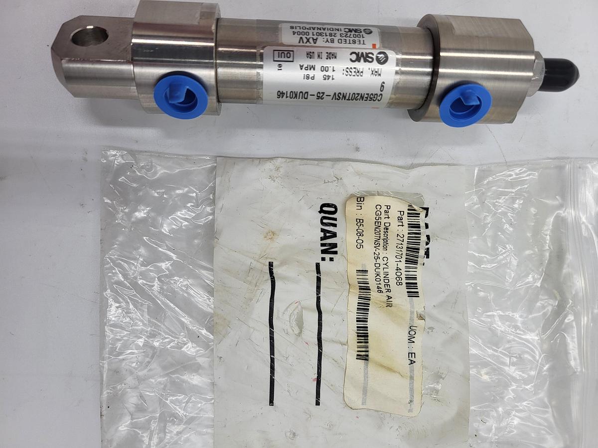 SMC CG5EN20TNSV-25-DUK0146 double-acting, stainless-steel pneumatic cylinder *NEW*