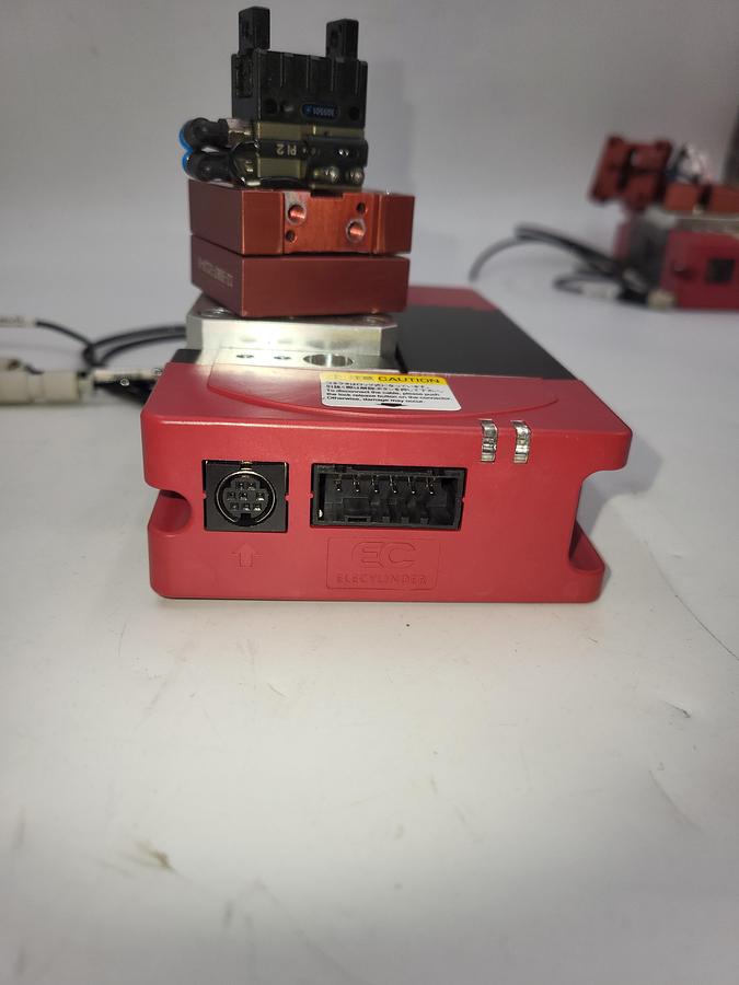 Used IAI Corporation EC-RTC9M-330-10-ACR-B-WA Electric rotary type cylinder & attachment holder mounting