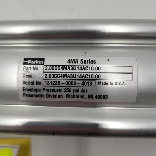 Refurbished Parker pneumatic cylinder 2.00CC4MA3U14AC10.00