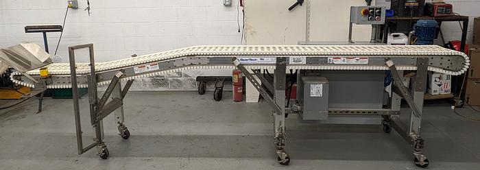 Used spantech, conveyor, variable speed drive 120v