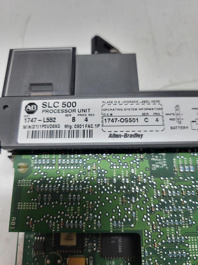 Used Allen-Bradley SLC500 Processor Unit 1747-L552 Ser.B