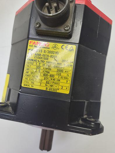 Used Fanuc AC Servo Motor A06B-0076-B203