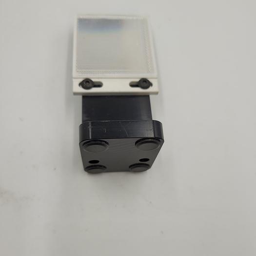 Used PHOTOEYE REFLECTOR (2" X 2") MOUNTED ON SELF STANDING BLACK ALUMINUM T