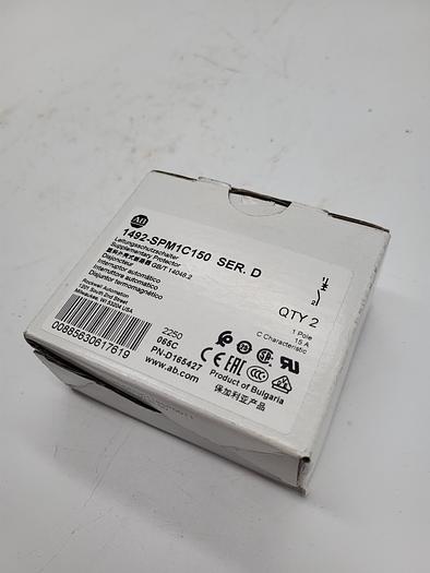 Allen-Bradley 1492-SPM1C150 Ser.D Supplementary Protector Authentic Allen-Bradley!