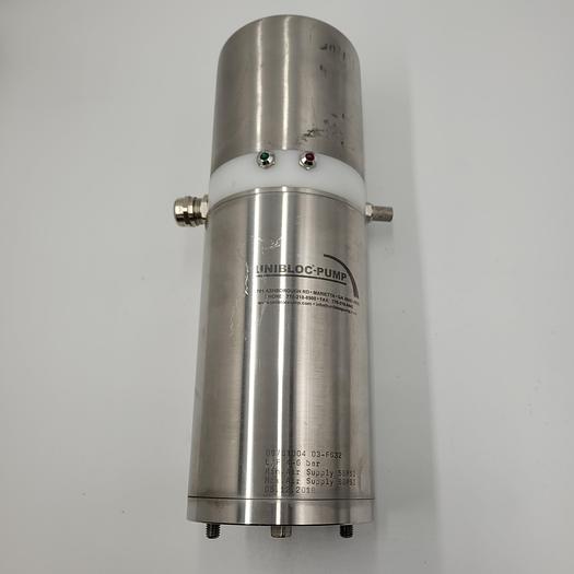 Used UNIBLOC - PUMP - STAINLESS STEEL ACTUATOR 03-F632 0678T004