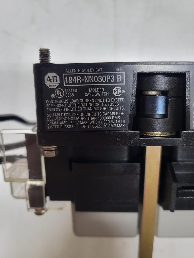 Used Allen-Bradley 194R-NN030P3 Ser.B