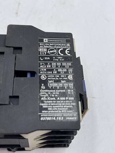 Used Telemecanique LC1 D09 10