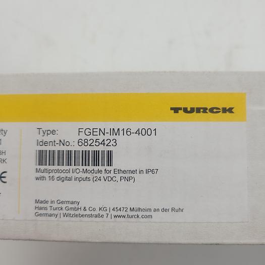 Used Turck FGEN-IM16-4001 6825423