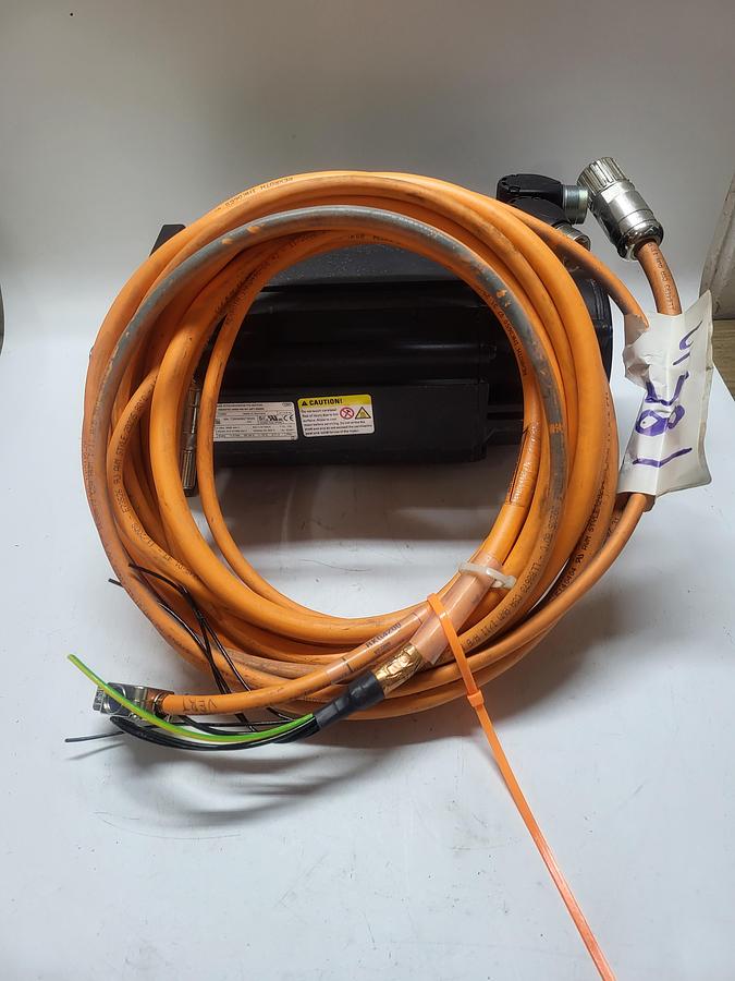 Used Rexroth MSK076C-0450-NN-M1-UP1-NNNN w/RKL4301 AWM Style Cable 185"