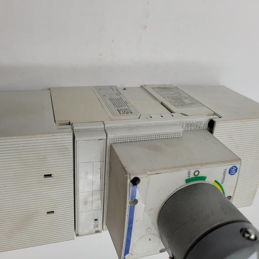 Used ALLEN BRADLEY 140G-H2C3-C60 CIRCUIT 60A / 600A BREAKER WITH EXTENSION & LEVER
