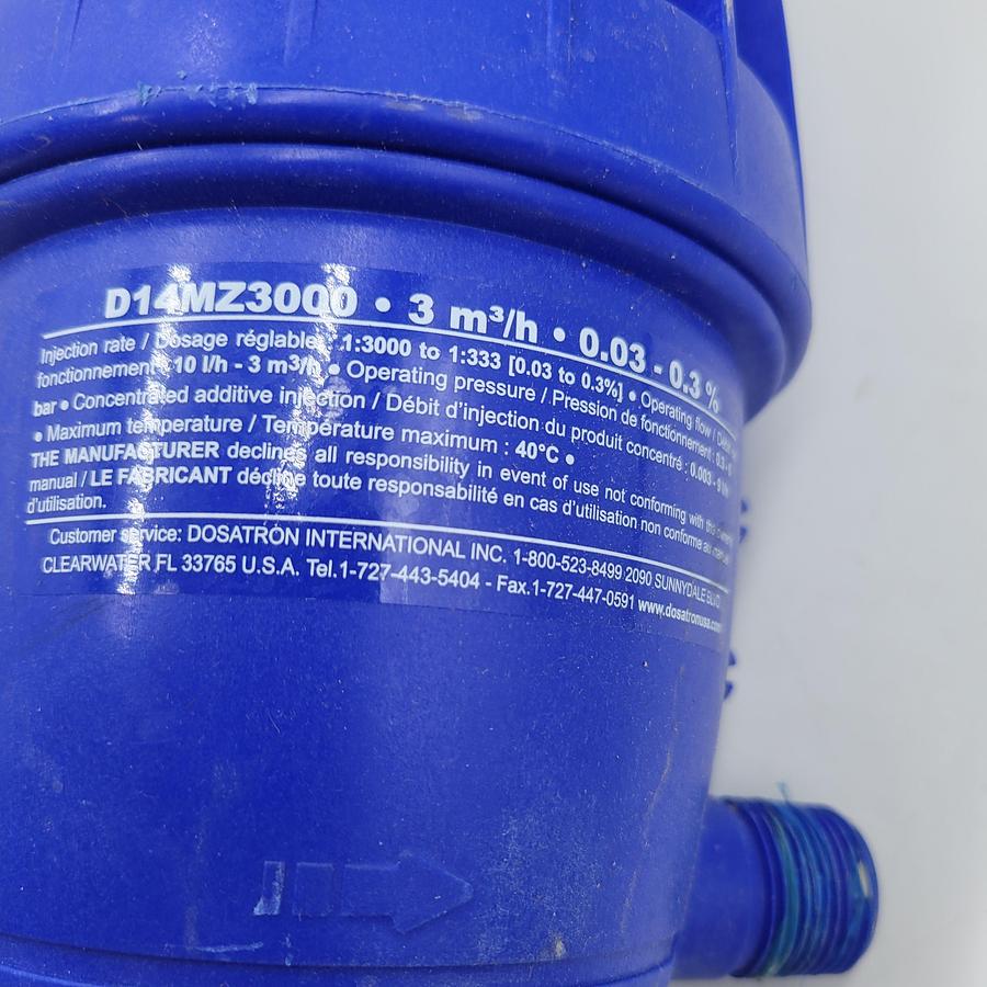 Used DOSATRON D14MZ3000 chemical dispenser