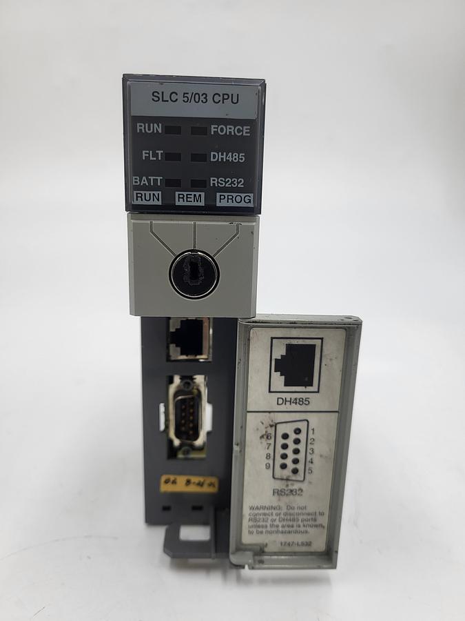 Used Allen Bradley SLC500 Processor Unit 1747-l532 CPU 1747-OS302