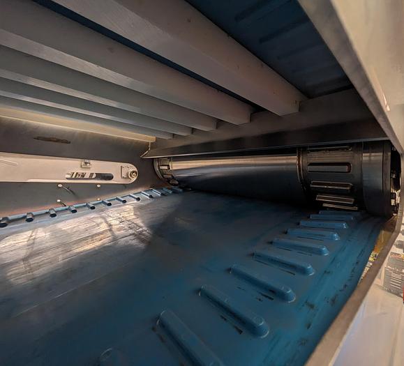 Used safeline metal detector, conveyor, intralox