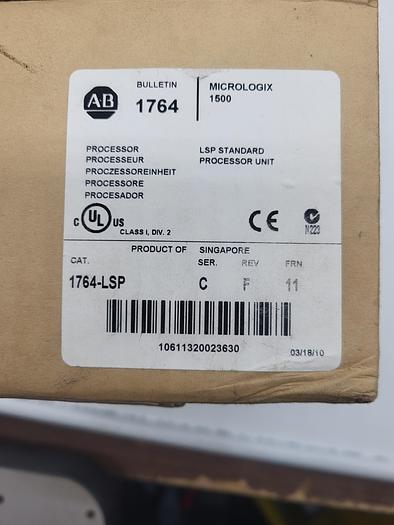 Allen-Bradley Micrologix 1500 Processor 1764-LSP Ser.C