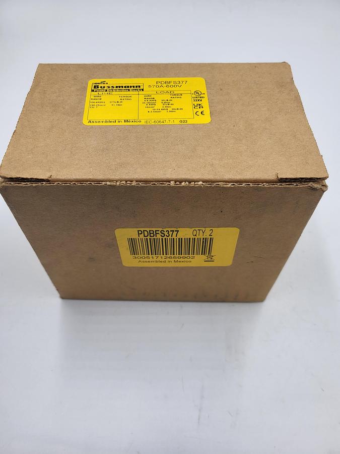 Bussmann Cooper PDBFS377 series PDBFS power distribution block *NEW 2 blocks per BOX*