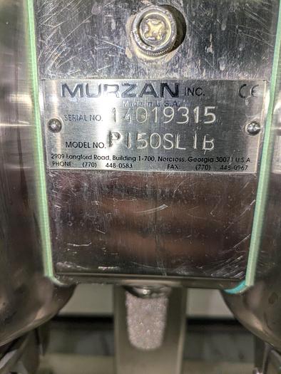 Used murzan diaphragm pump model P150SL1B