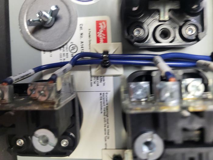 Used Hoffman Enclosure A1412CH Allen-Bradley 2711C-T6T Ser.A /Switches