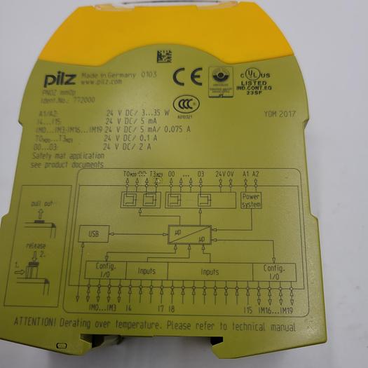 Used Pilz 772000 COMPACT CONTROLLERS