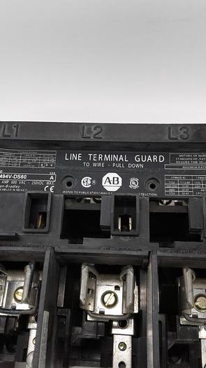 Used Allen-Bradley Line Terminal Guard 1494-0560