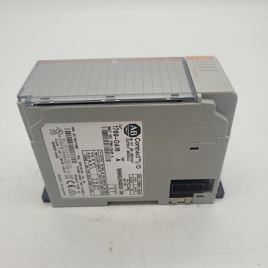 Used Allen-Bradley Compact I/O 16 Pt. 85-265VAC Output Module 1769-OA16 Ser.A 3.1