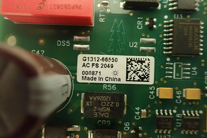 Used Agilent G1312-66550 Main Board Assembly for G1312B T7-D14