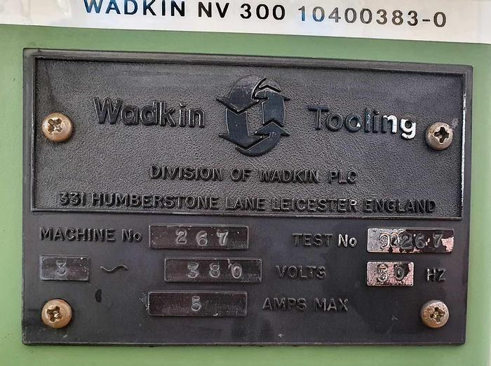 Used 1990 Wadkin  Wadkin Profile Planer Head Grinder NV 300