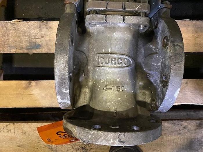 Used AUTOMAX FOWSERVE ACTUATOR W/ 4" DURCO VALVE