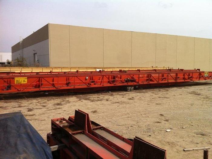 Used 10 TON X 100' SPAN P&H DOUBLE BOX GIRDER BRIDGE CRANE (USED)