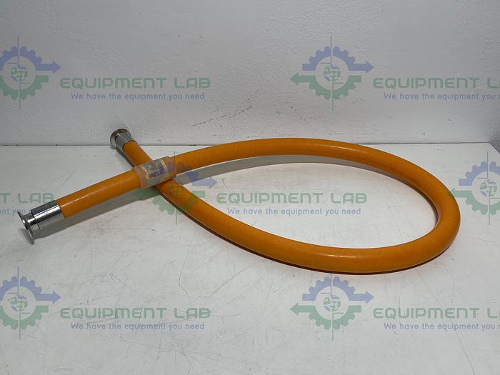 Used 72" Silicone Hose w/ 1" Sanitary Fitting 125 PSI at 20°C