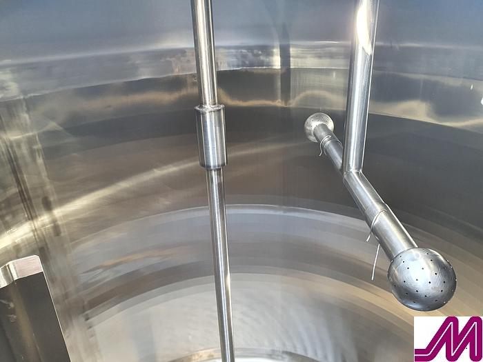 Used WCB 7,500 Litre Stainless Steel Jacketed and Agitated Tanks