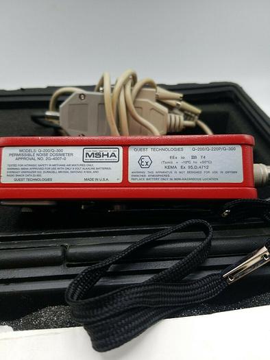 Used Quest Technology Q-200/Q-300 Permissble Noise Dosimeter, 2G-4007-0. QC-10