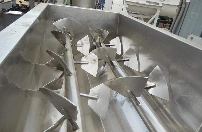 Used Mixer, Paddle, 40 CF, S/st, Blondheim, Dual Shaft, #S742475