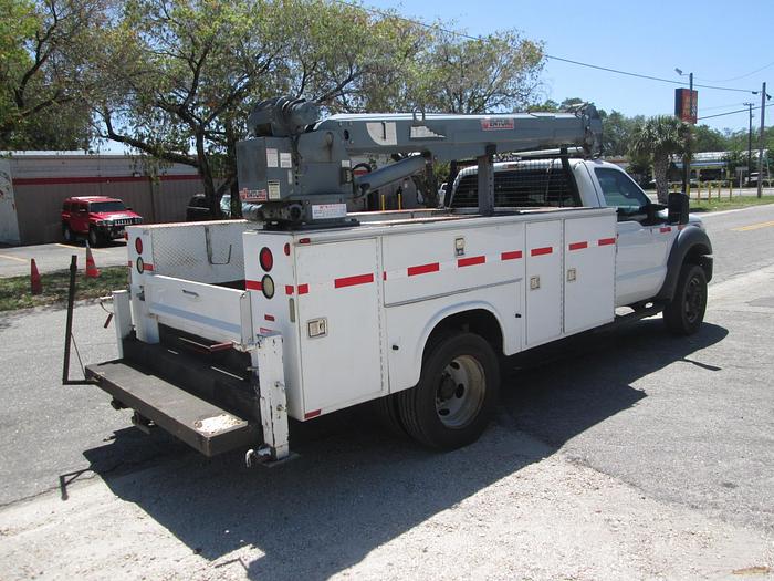Used 2013 Ford F-550 Crane Utility Truck