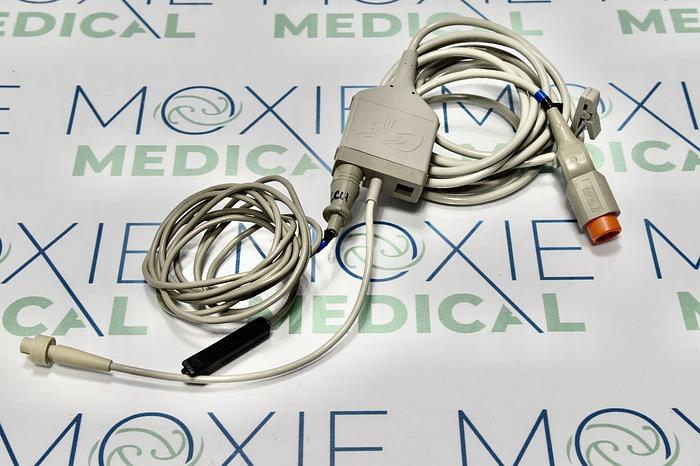 Used Philips M1642A Cardiac Output Trunk Cable with Temp Cable