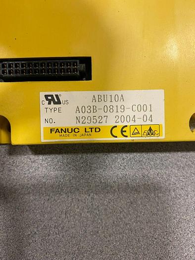 Used FANUC I/O SLOT RACK A03B-0819-C001