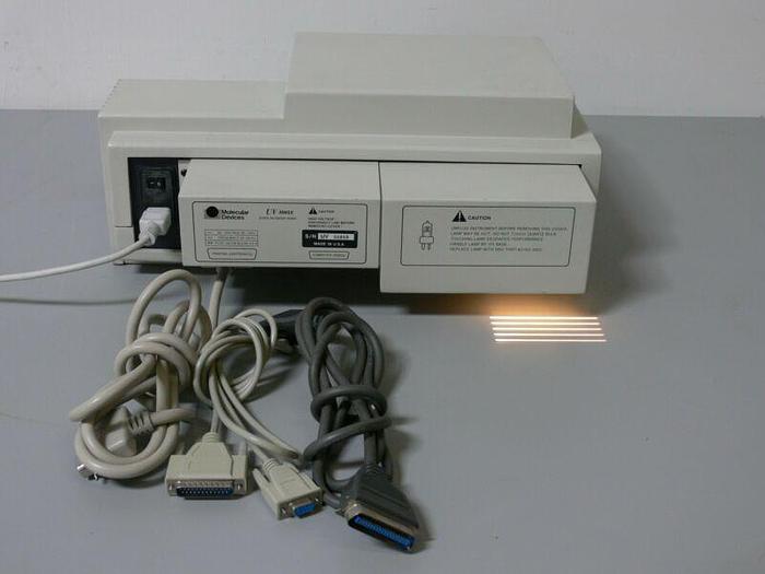Used Molecular Devices UV Max Kinetic Microplate Reader